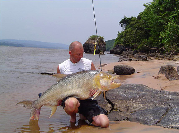 Goliath Tiger Fishing : Superb 37Kg Goliath Caught on Lure
